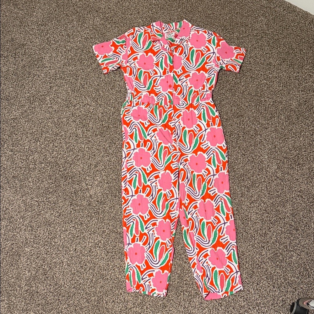 Diane Von Furstenberg Vibrant Floral Kids Romper